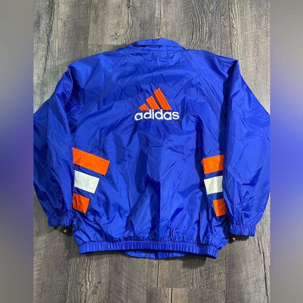 ADIDAS Vintage Boys Windbreaker Full Zip Jacket